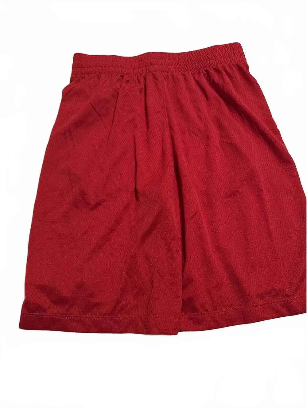Nike Dri-FIT Athletic Shorts Red Black - Kids Large